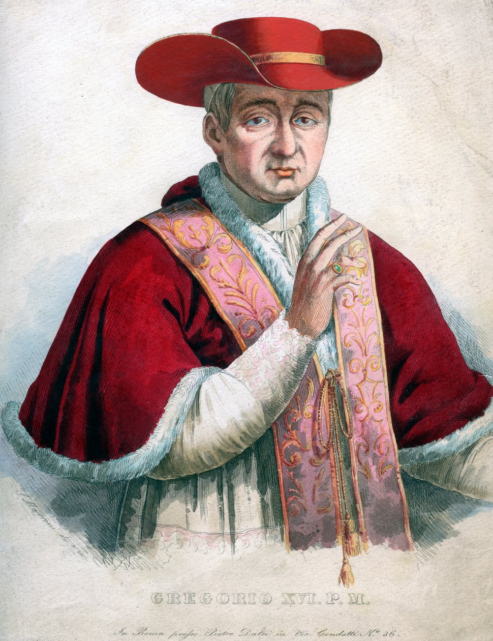 Pave Gregor XVI af Unbekannt
