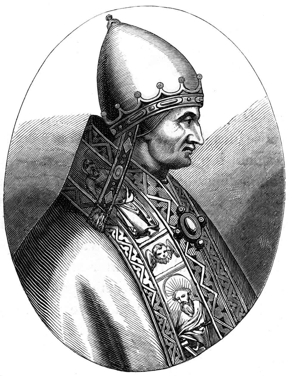 Pave Innocentius IV 1180-1254, 1849 af Unbekannt