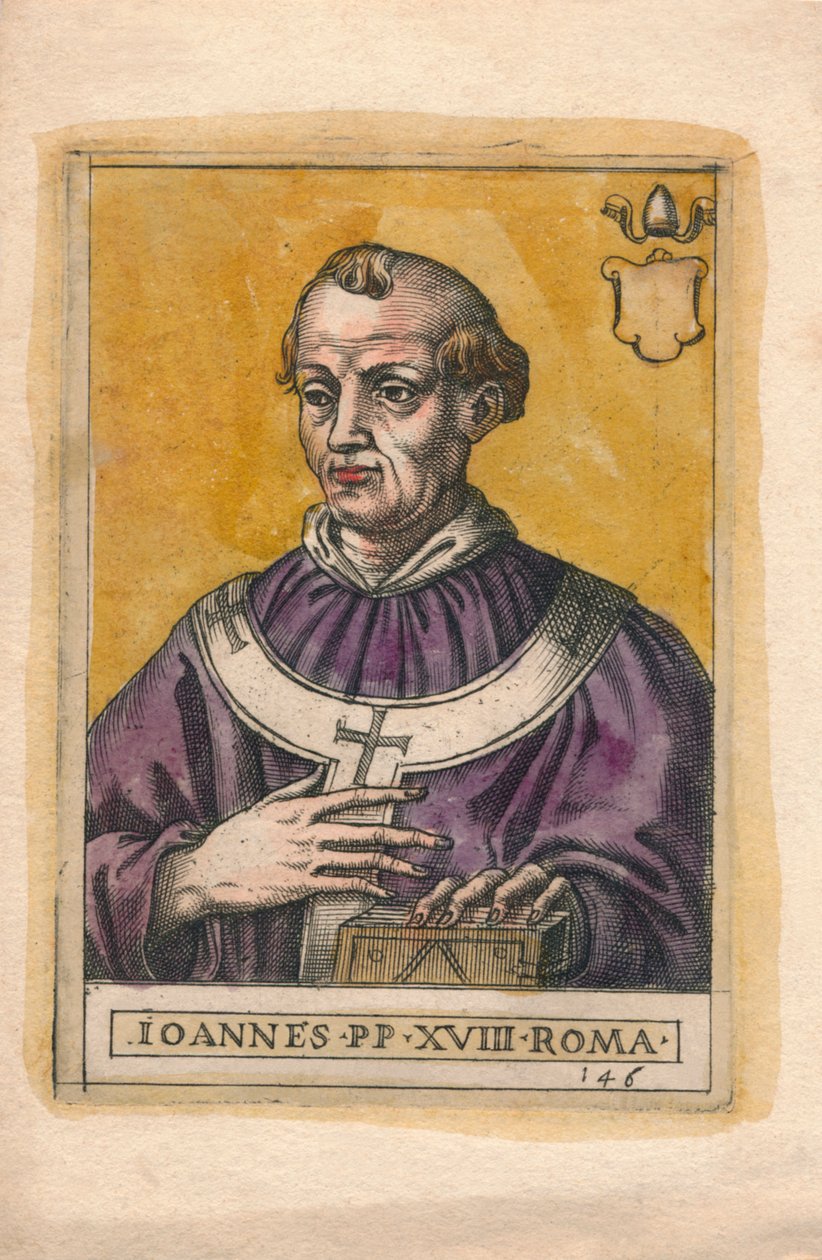 Pave Johannes XVIII. af Unbekannt