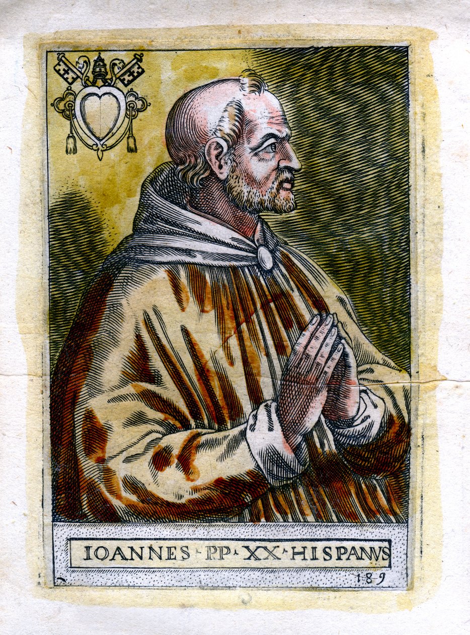 Pave Johannes XXI 1215-1277, c1800-tallet af Unbekannt