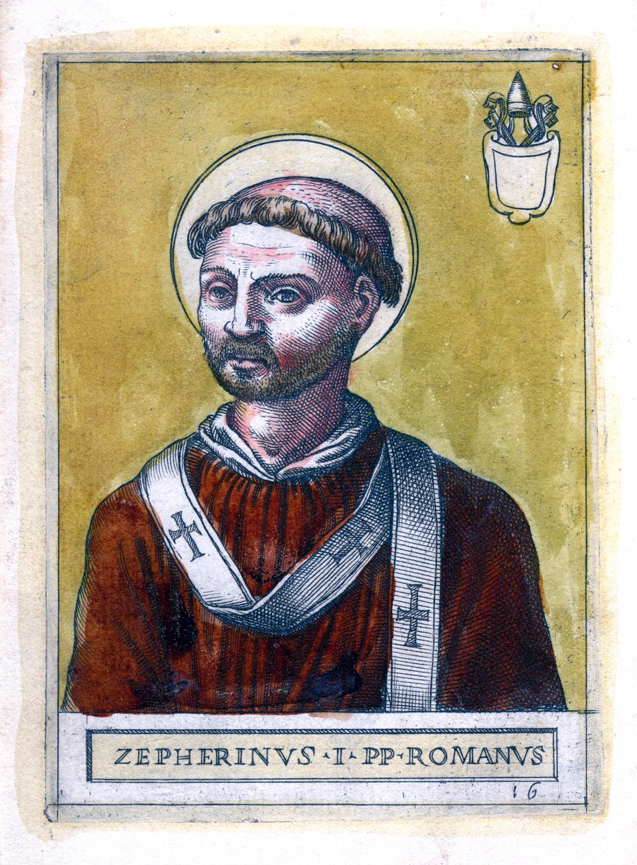 Pave Zephyrinus I af Unbekannt