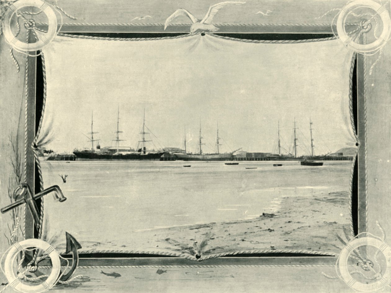 Port Augusta, Sydaustralien, 1901. af Unbekannt