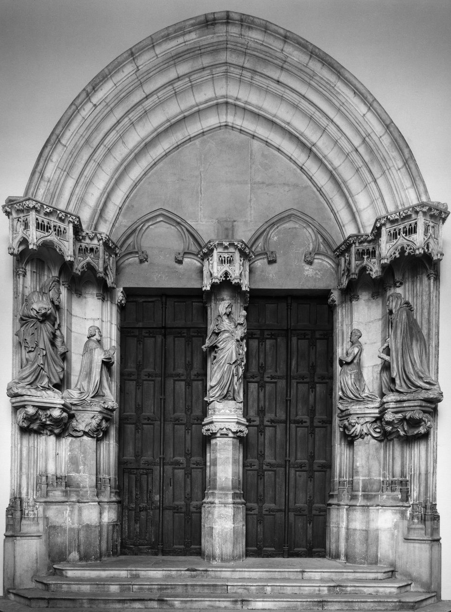 Portal til kapellet i Chartreuse de Champmol. Dijon fra det 14. århundrede (Cote d