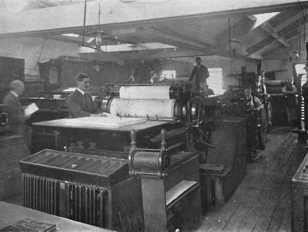 Del af maskinrummet, 1916 af Unbekannt