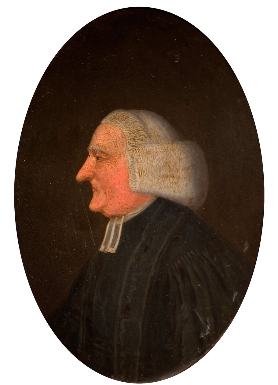 Portræt af en præst, 1800. af Unbekannt