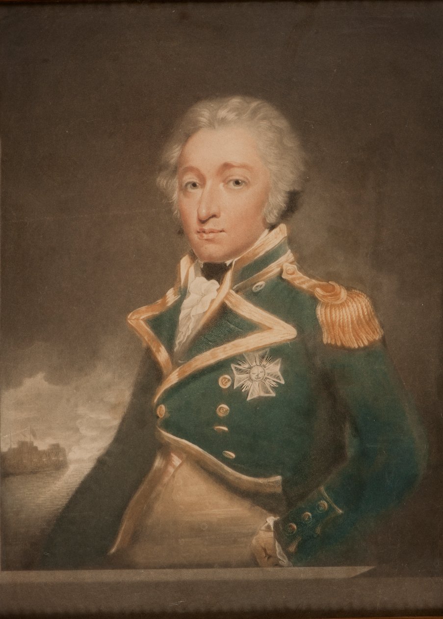 Portræt af admiral Sir William Sidney Smith 1764-1840. af Unbekannt