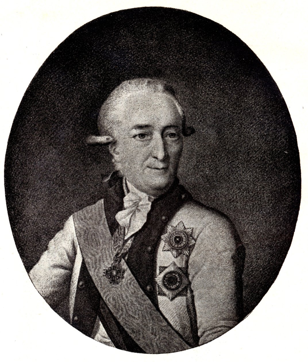 Portræt af admiral Vasiliy Chichagov 1726-1809, begyndelsen af det 19. århundrede. af Unbekannt