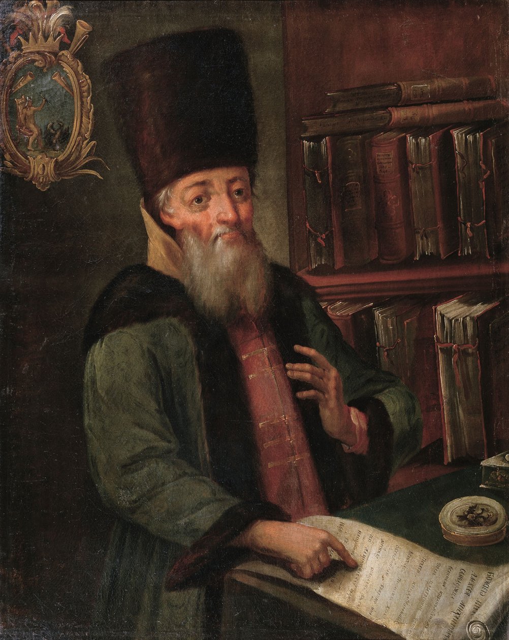 Portræt af Afanasy Lavrentievich Ordin-Naschokin 1605-1680, 1600-tallet af Unbekannt