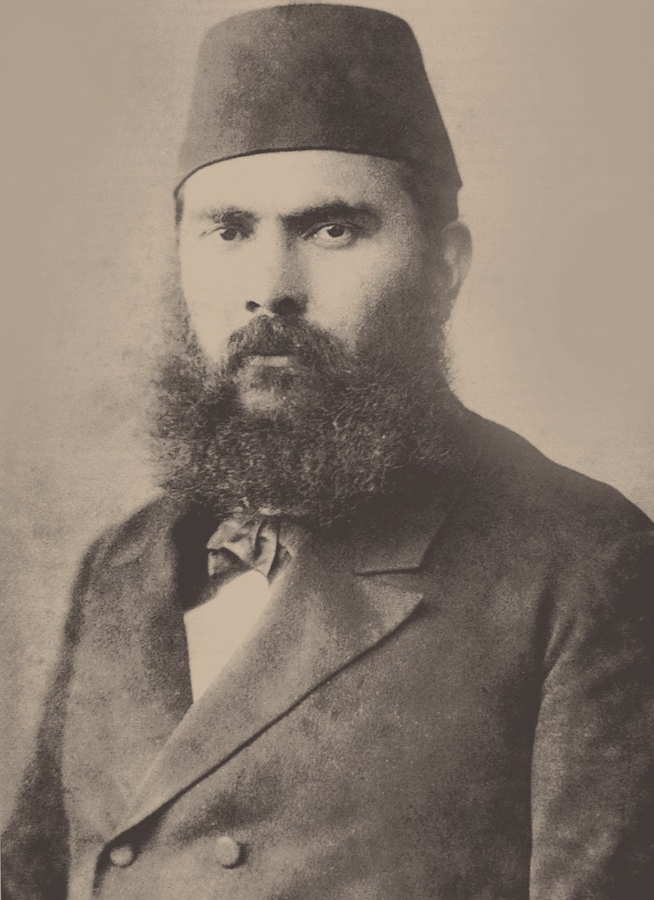 Portræt af Ahmed Mithat 1844-1912, slutningen af det 19. århundrede. af Unbekannt
