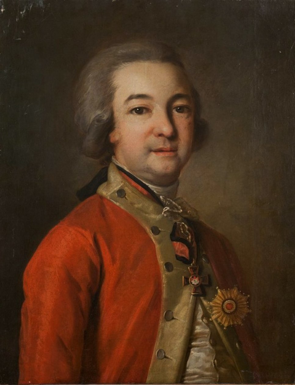 Portræt af Alexander Khrapovitsky 1749-1801, senator og forfatter, anden halvdel af det 18. af Unbekannt