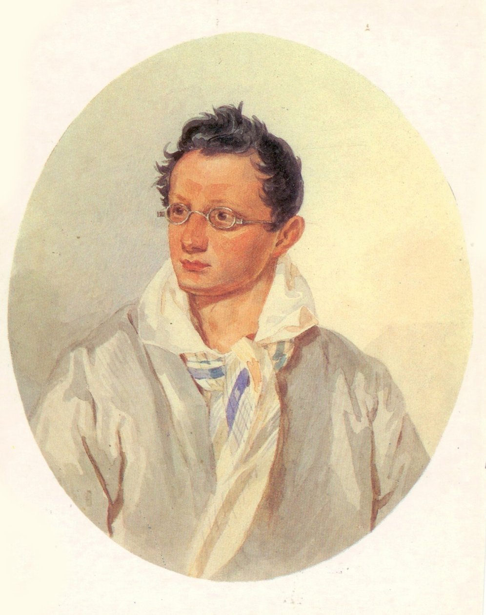 Portræt af Alexander Nikolayevich Raevsky 1795-1868, 1820