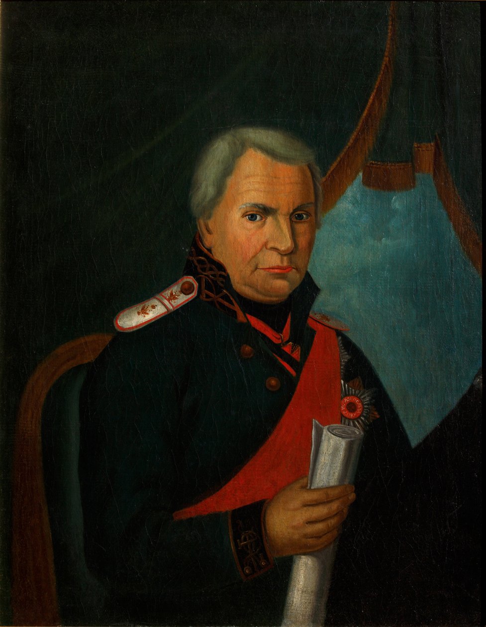 Portræt af Alexander Semyonovich Shishkov 1754-1841, 1820