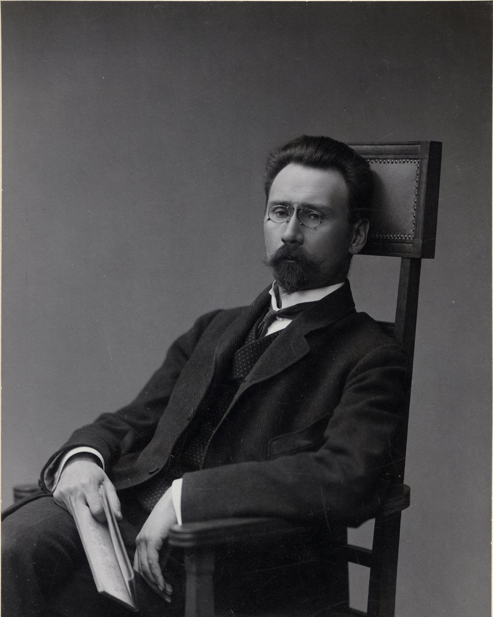 Portræt af Alexey Alexandrovich Bakhrushin 1865-1929, 1900-tallet af Unbekannt