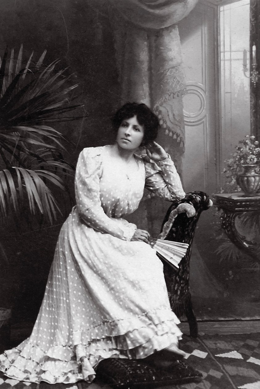 Portræt af Antonina Dronk, c1900-c1908 af Unbekannt