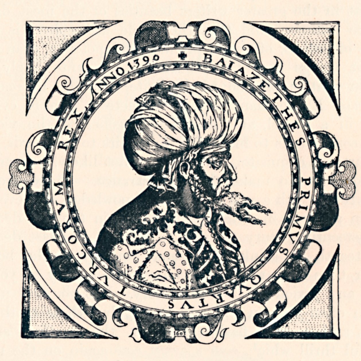 Portræt af Bajazet, 1603, 1903 af Unbekannt
