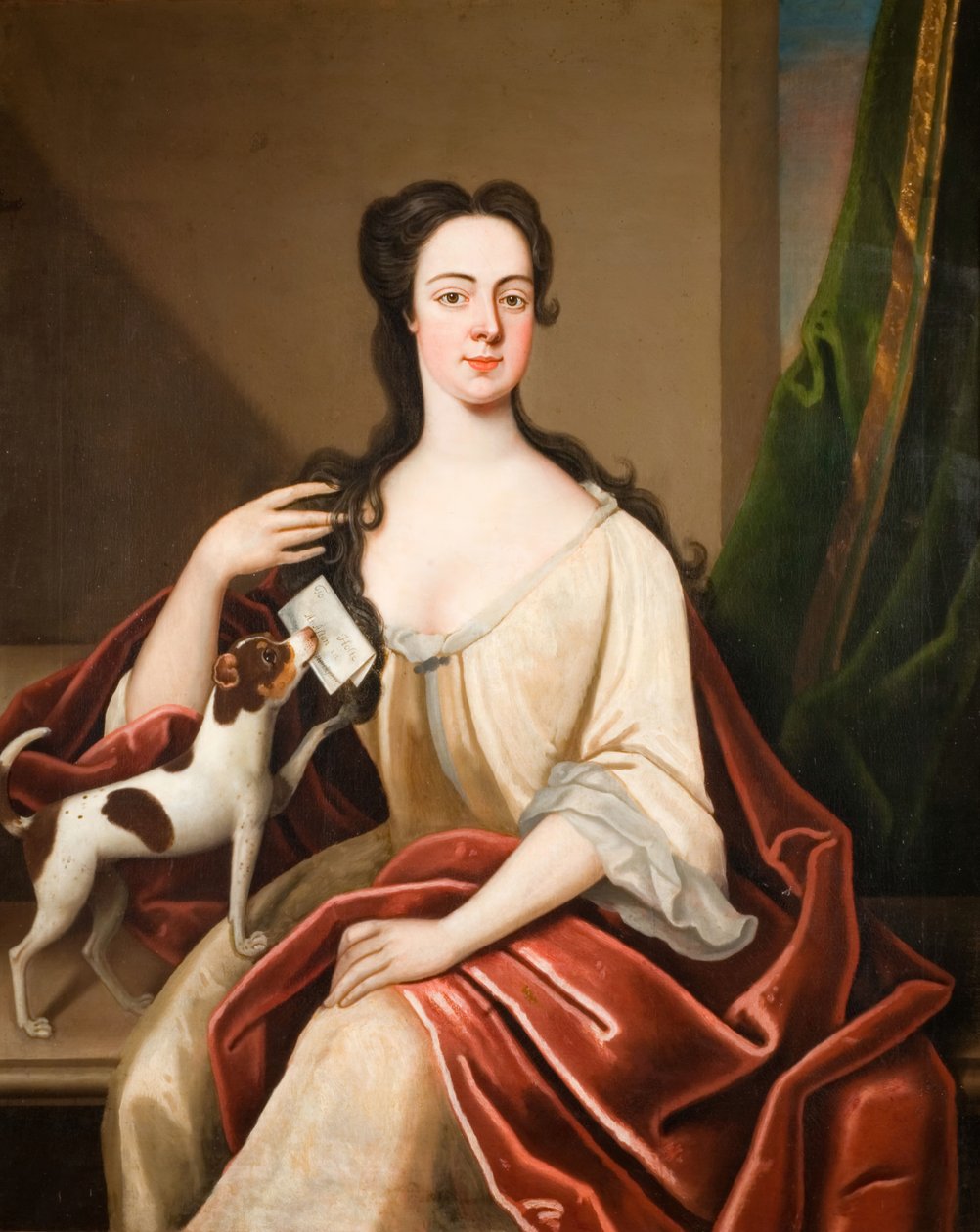 Portræt af Barbara Lister, 1740-1750. af Unbekannt