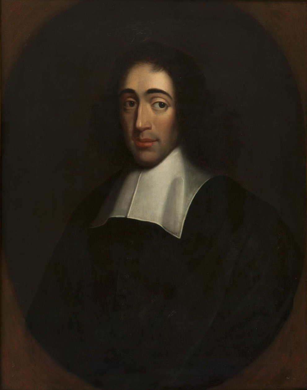 Portræt af Baruch Spinoza, sidste fjerdedel af det 17. århundrede af Unbekannt