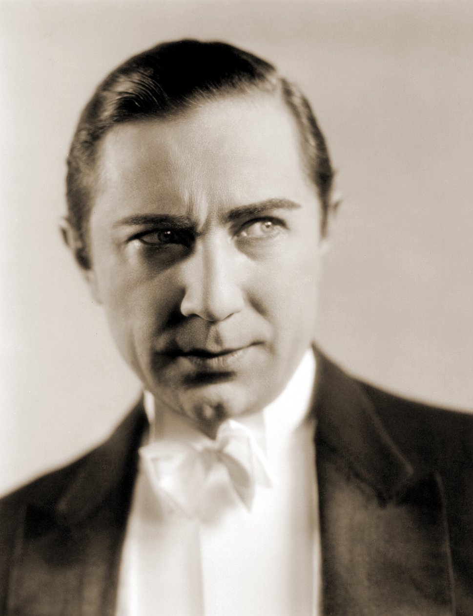 Portræt af Bela Lugosi, ca. 1930 (sepiafoto) af Unbekannt