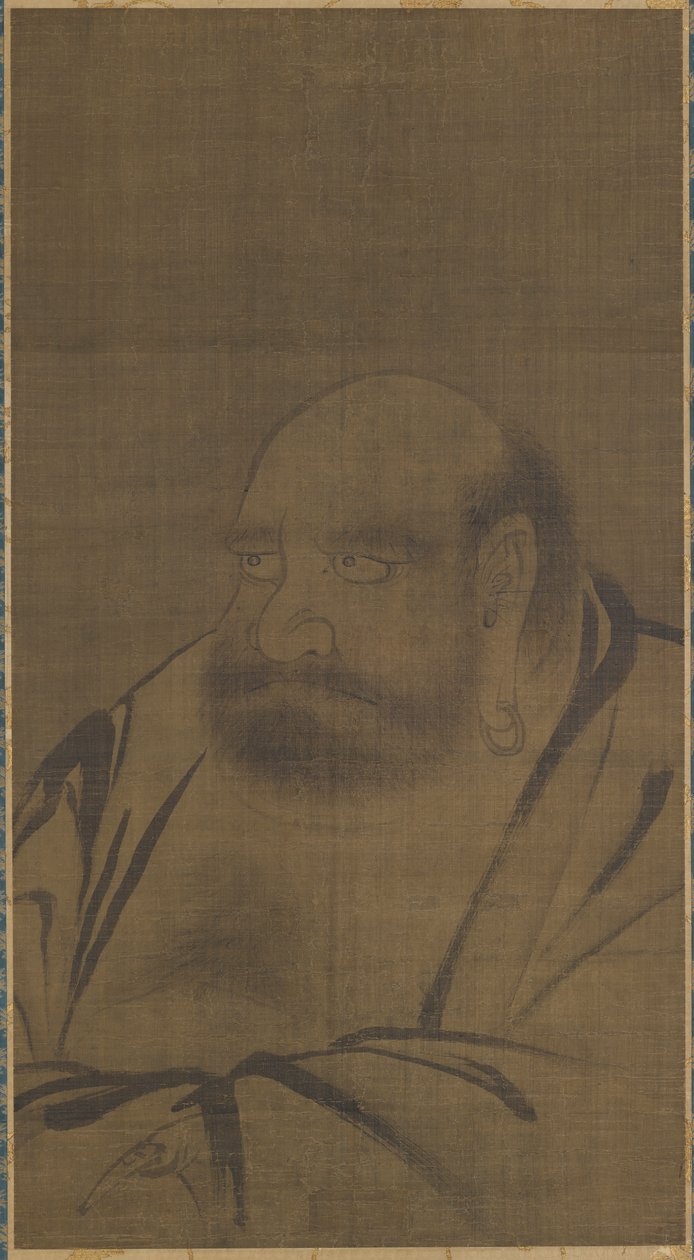 Portræt af Bodhidharma, 1300-tallet. af Unbekannt