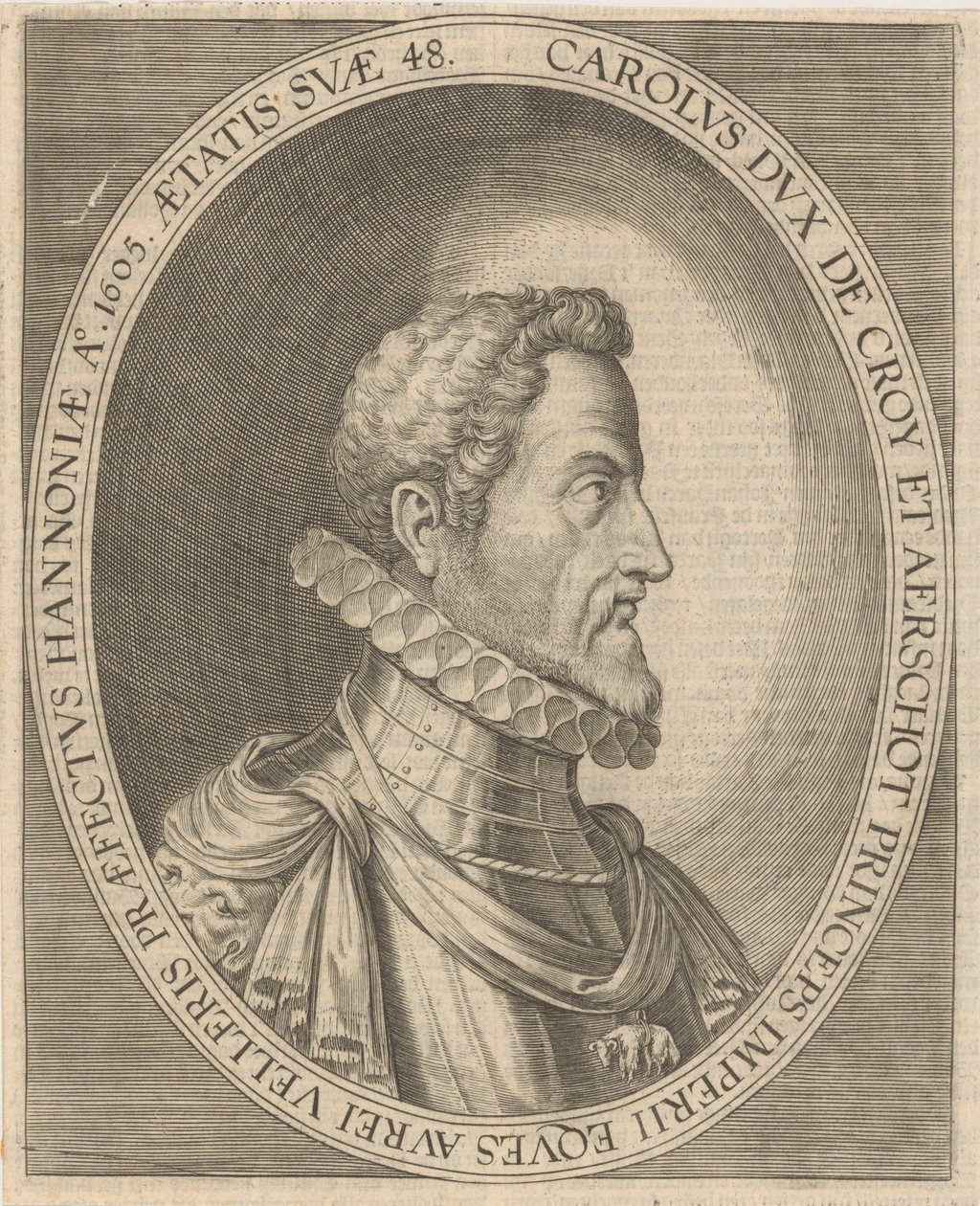Portræt af Karl III af Croÿ 1560-1612, 1600-tallet. af Unbekannt