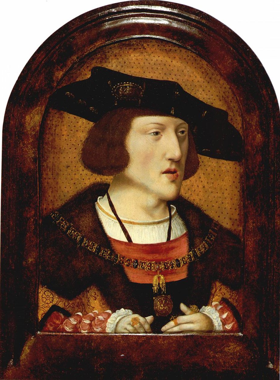Portræt af Karl V af Spanien 1500-1558, ca. 1520 af Unbekannt