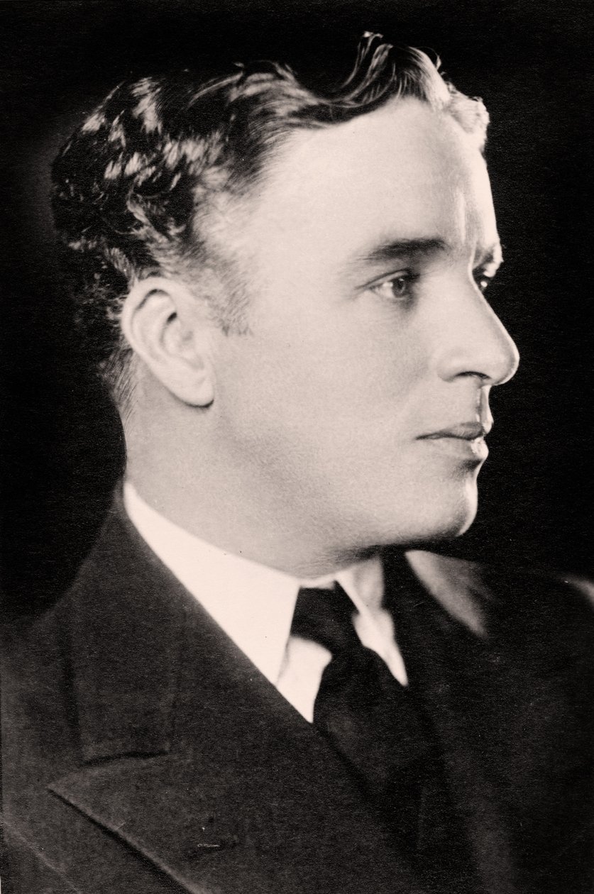 Portræt af Charlie Chaplin, ca. 1915 (foto) af Unbekannt