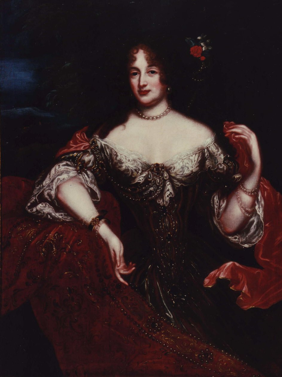 Portræt af Clara Elisabeth, grevinde af Platen-Hallermund 1648-1700 af Unbekannt