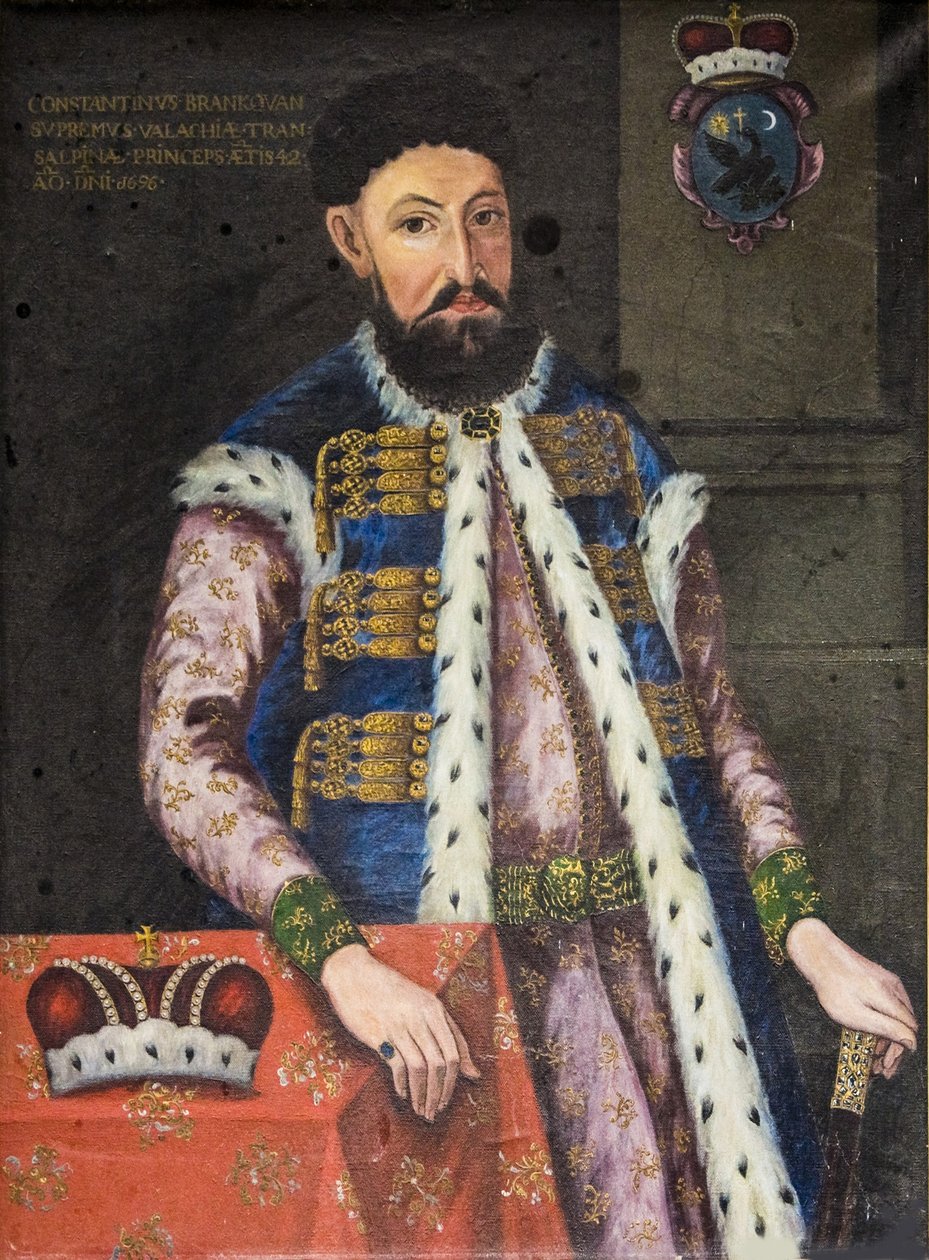 Portræt af Constantin Brâncoveanu 1654-1714, Prins af Valakiet, 1696 af Unbekannt