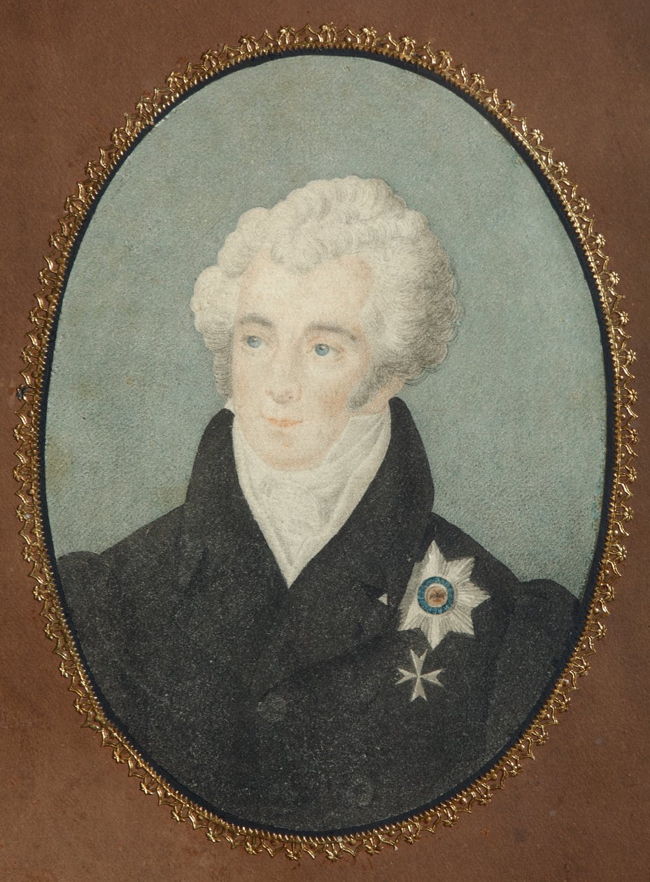 Portræt af grev Alexander Lvovich Naryshkin 1760-1826, andet kvartal af det 19. af Unbekannt