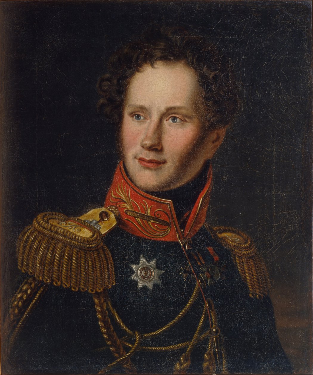 Portræt af grev Alexey Fyodorovich Orlov 1787-1862, ca. 1810 af Unbekannt