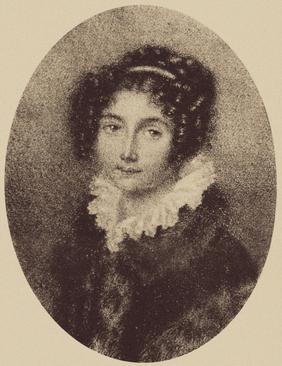 Portræt af grevinde Josephine Deym af Stritetz, født Brunsvik de Korompa 1779-1821, ca. 1800. af Unbekannt