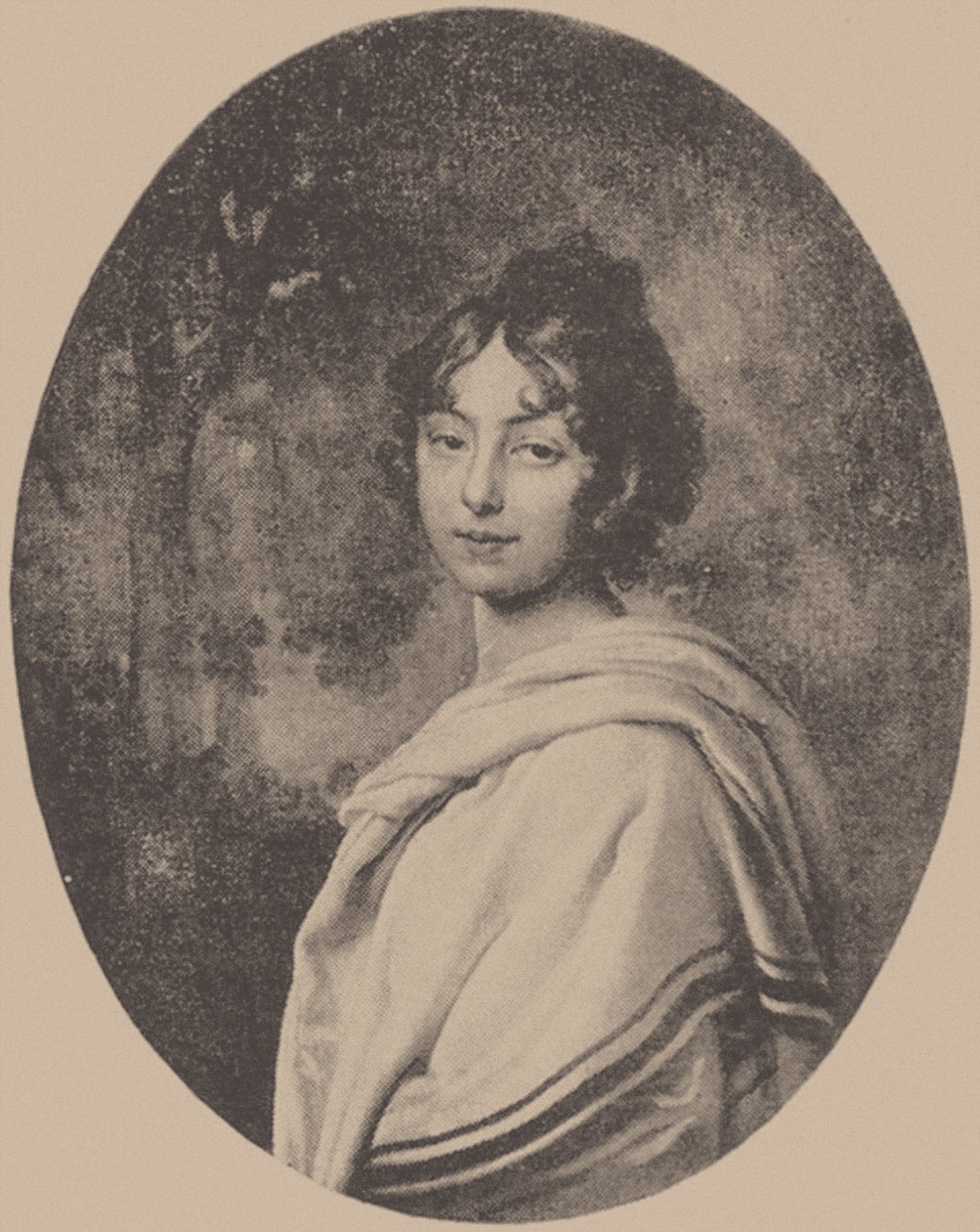 Portræt af grevinde Maria Pavlovna von Pahlen, født Skavronskaya, ca. 1810 af Unbekannt