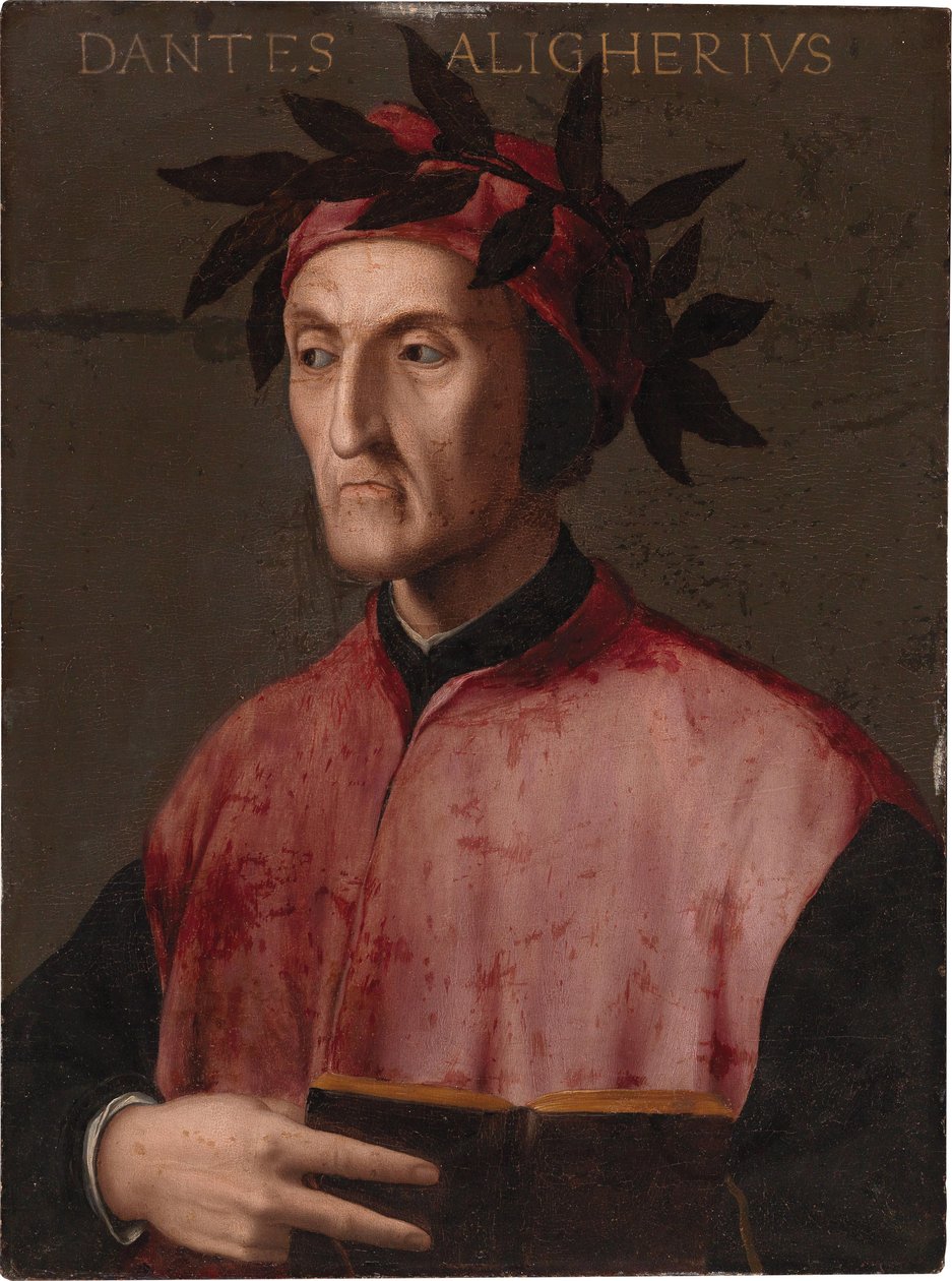 Portræt af Dante Alighieri, ca. 1540. af Unbekannt