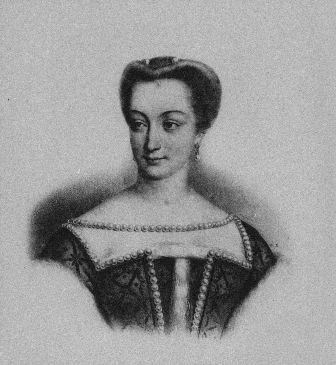 Portræt af Diana af Poitiers 1499-1566 af Unbekannt