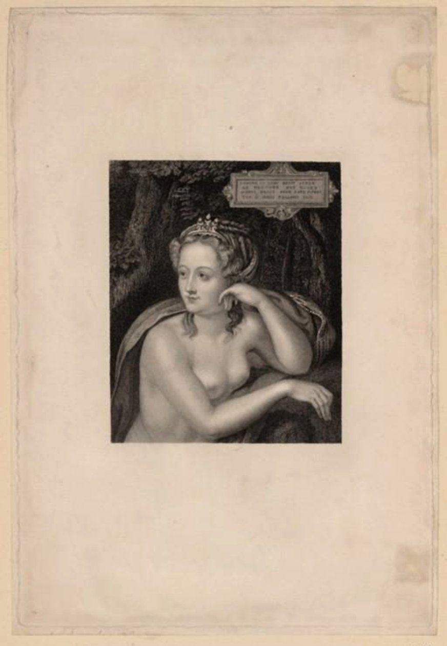 Portræt af Diane de Poitiers 1499-1566, midten af det 16. århundrede. af Unbekannt