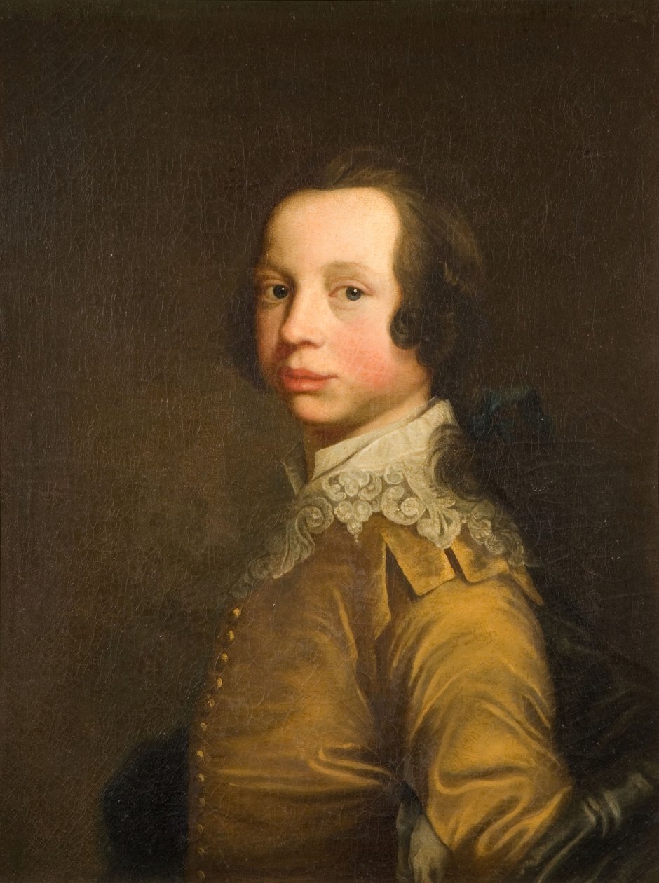 Portræt af Edward Jesson som kavaler, 1750-1800. af Unbekannt