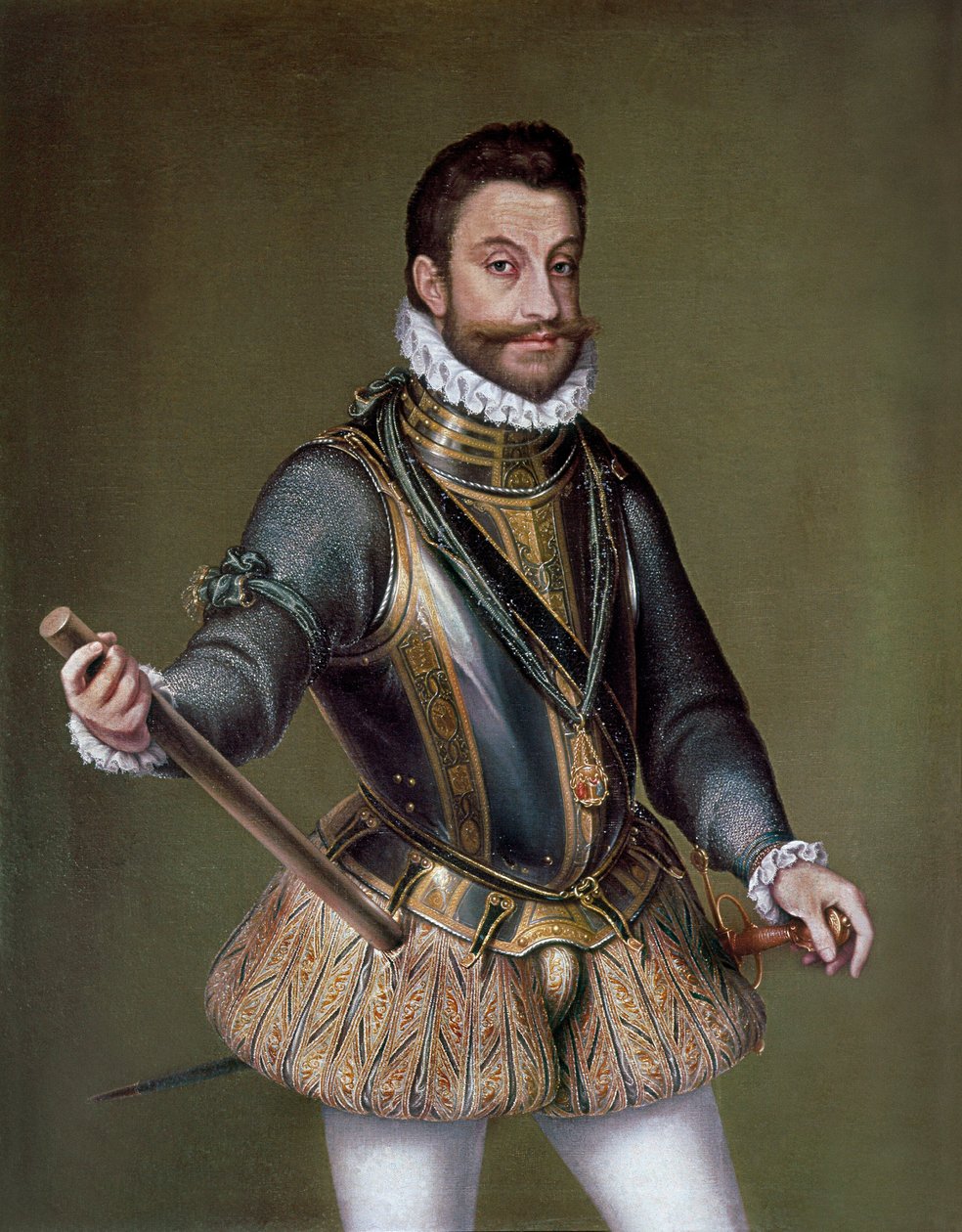 Portræt af Emmanuel Philibert, hertug af Savoyen (1528-1580) af Unbekannt