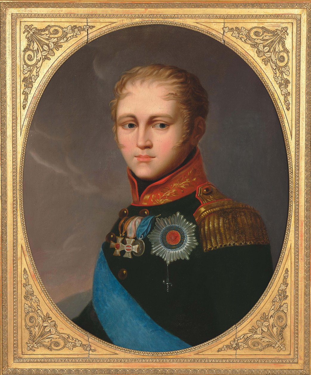 Portræt af kejser Alexander I 1777-1825, ca. 1810. af Unbekannt