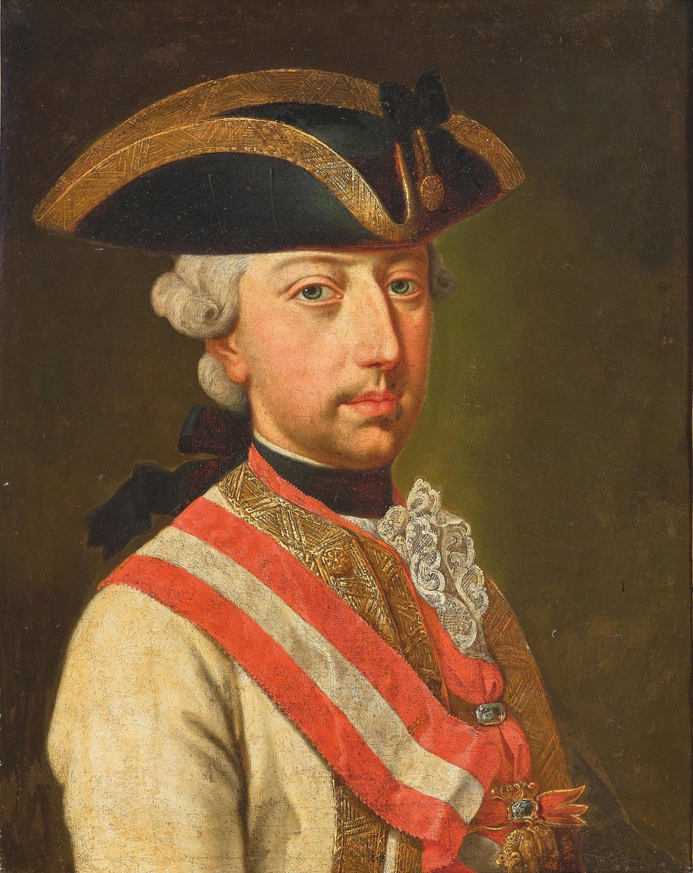 Portræt af kejser Joseph II 1741-1790, ca. 1780. af Unbekannt