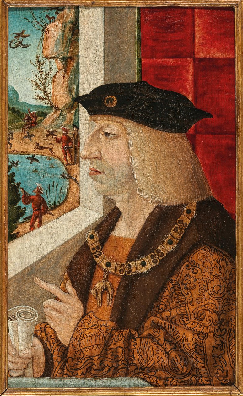 Portræt af kejser Maximilian I 1459-1519, 1500-tallet. af Unbekannt