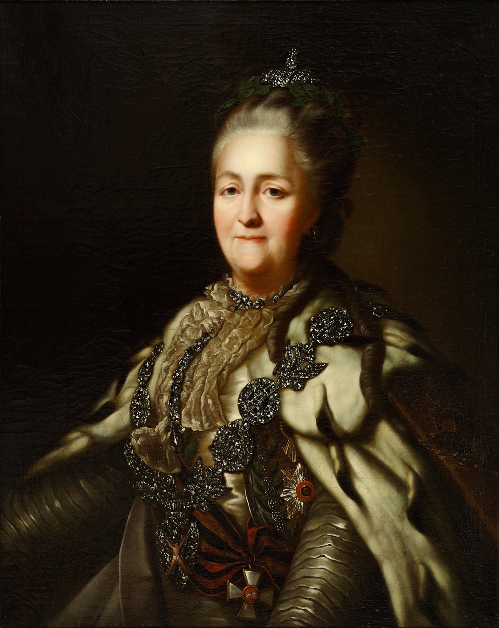 Portræt af kejserinde Catherine II af Unbekannt