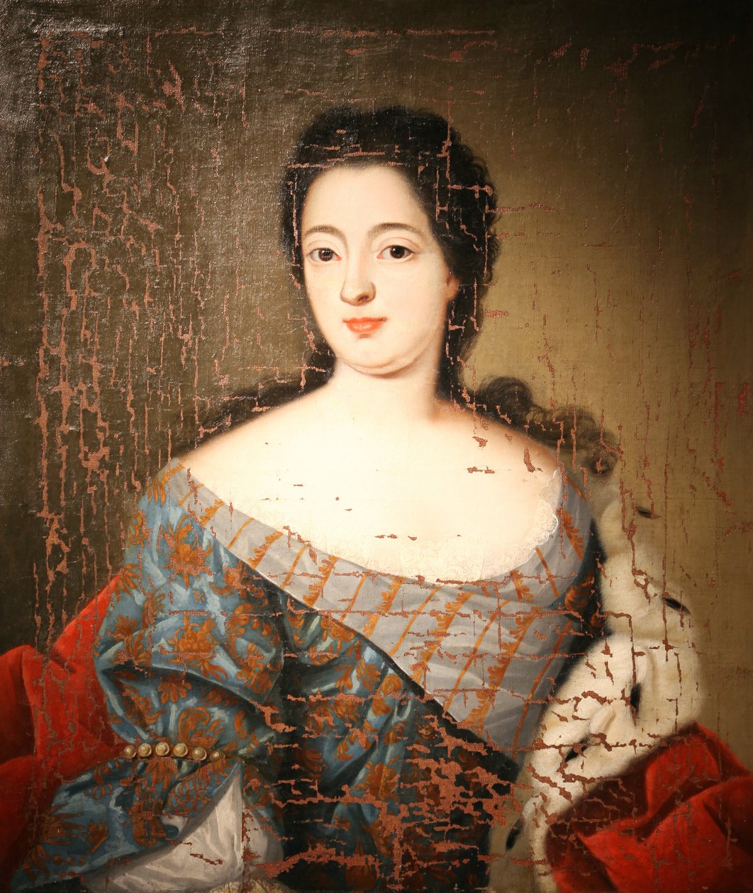 Portræt af kejserinde Catherine I. 1684-1727, begyndelsen af det 18. århundrede. af Unbekannt