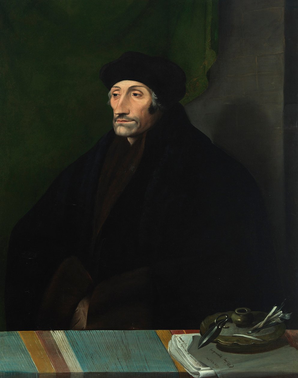 Portræt af Erasmus af Rotterdam 1467-1536, 1500-tallet. af Unbekannt