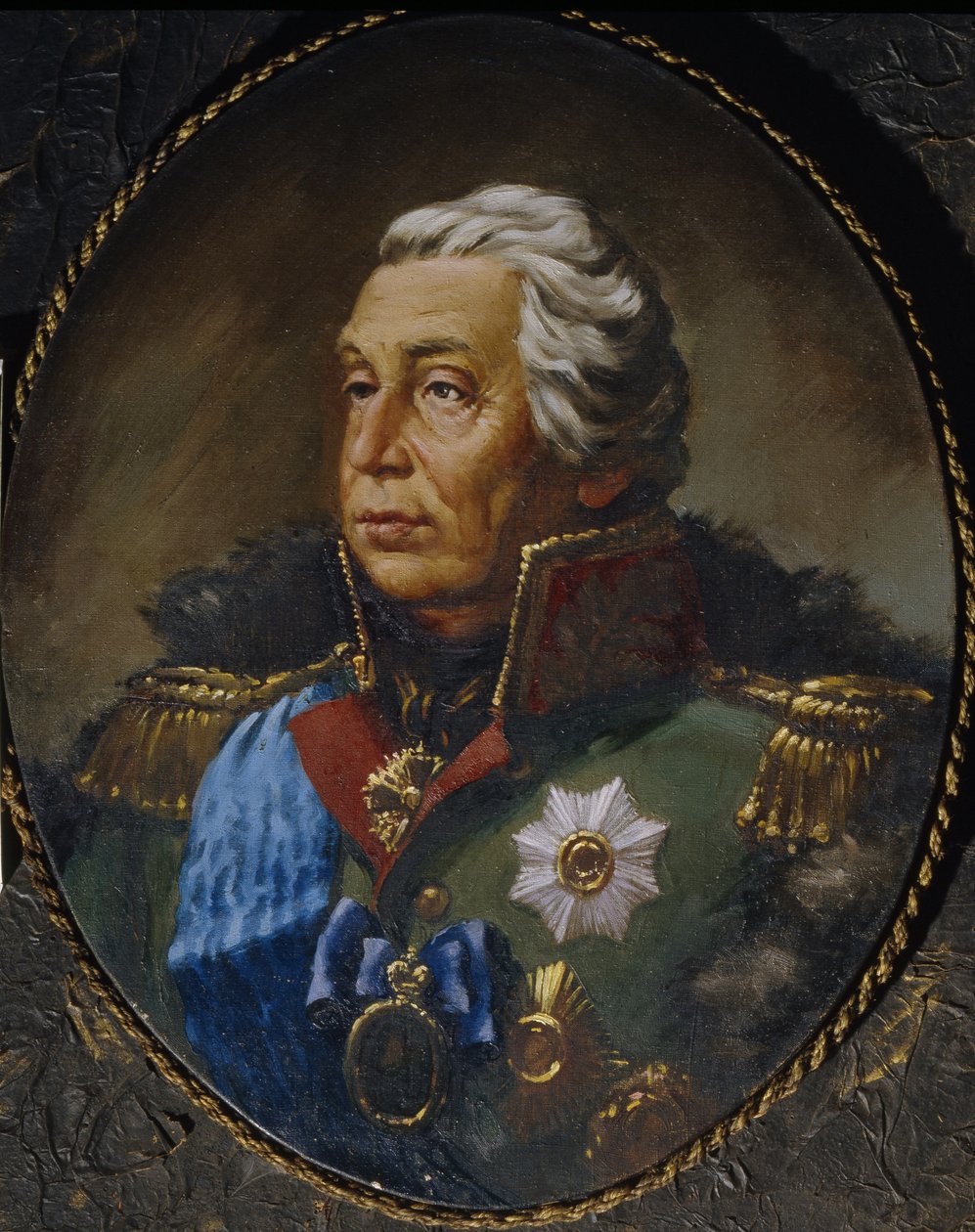 Portræt af feltmarskal prins Mikhail Kutuzov 1745-1813 af Unbekannt