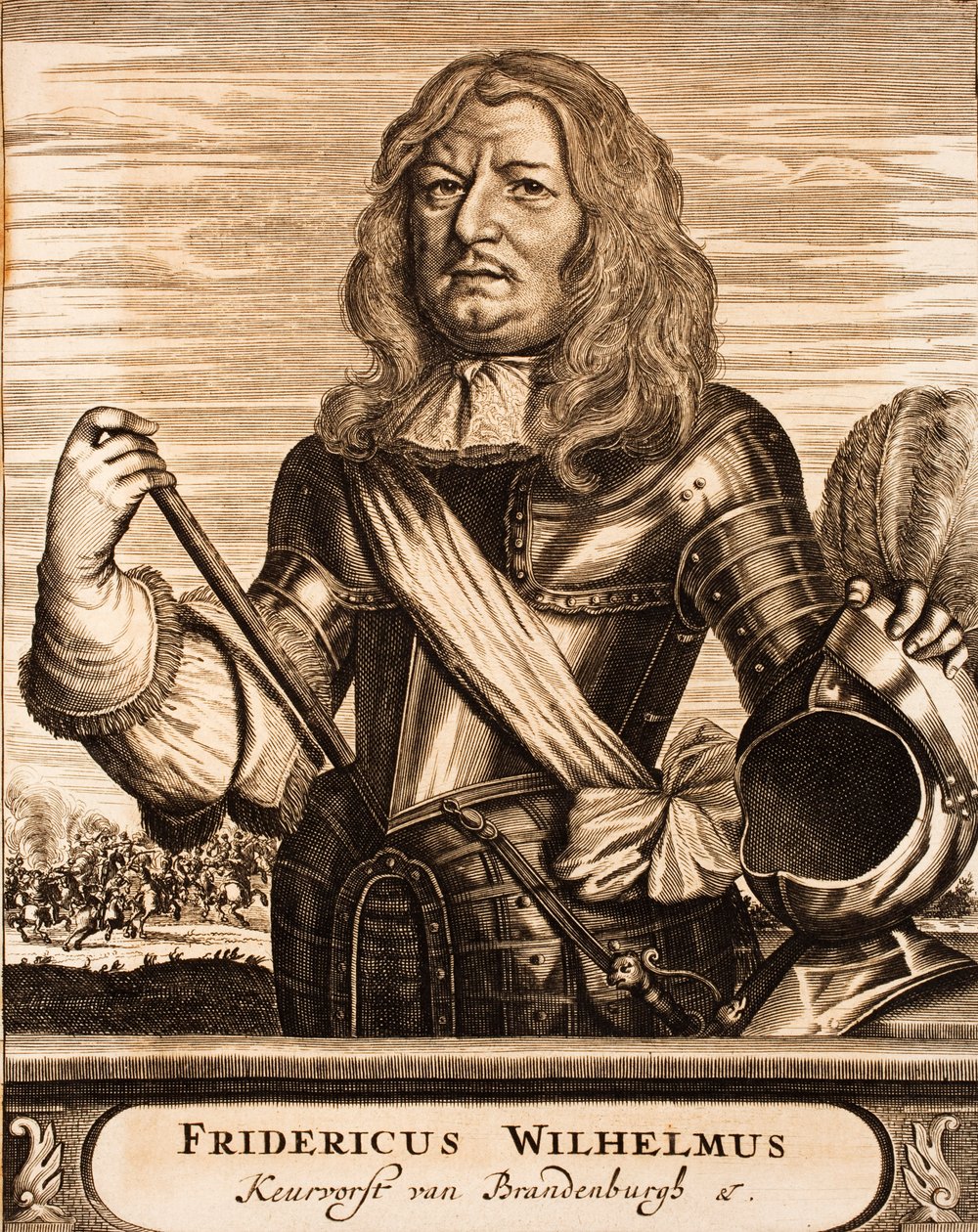 Portræt af Frederik Vilhelm 1620-1688, kurfyrst af Brandenburg, hertug af Preussen, 1675. af Unbekannt
