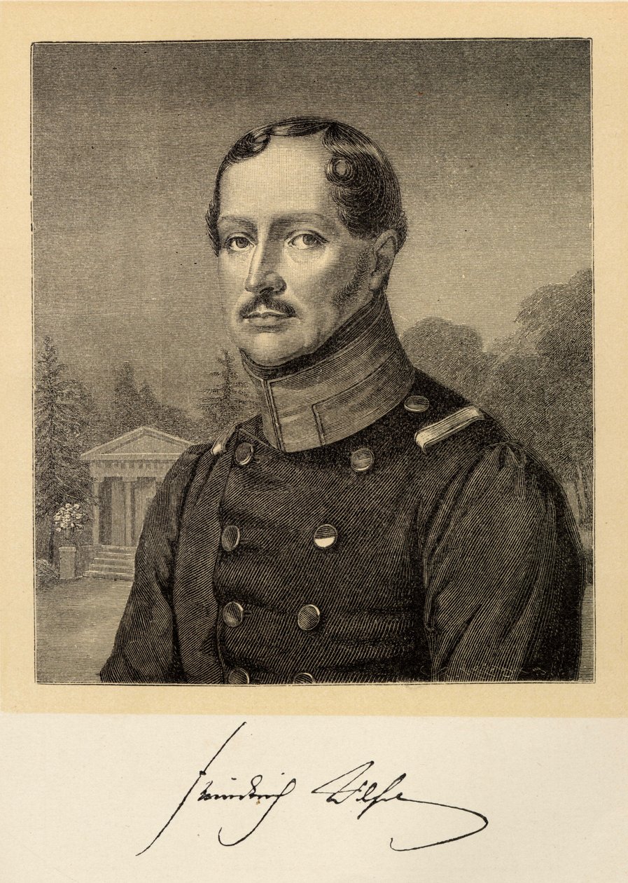 Portræt af Frederik Vilhelm III af Preussen 1797-1840. af Unbekannt