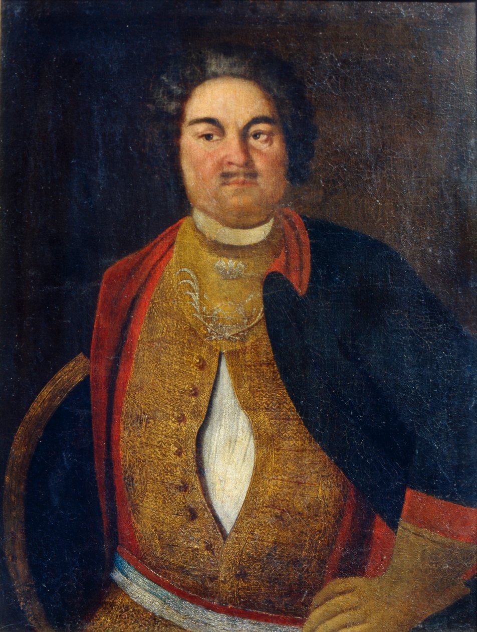 Portræt af Gavril Ivanovich Davydov 1784-1809, begyndelsen af det 19. århundrede. af Unbekannt