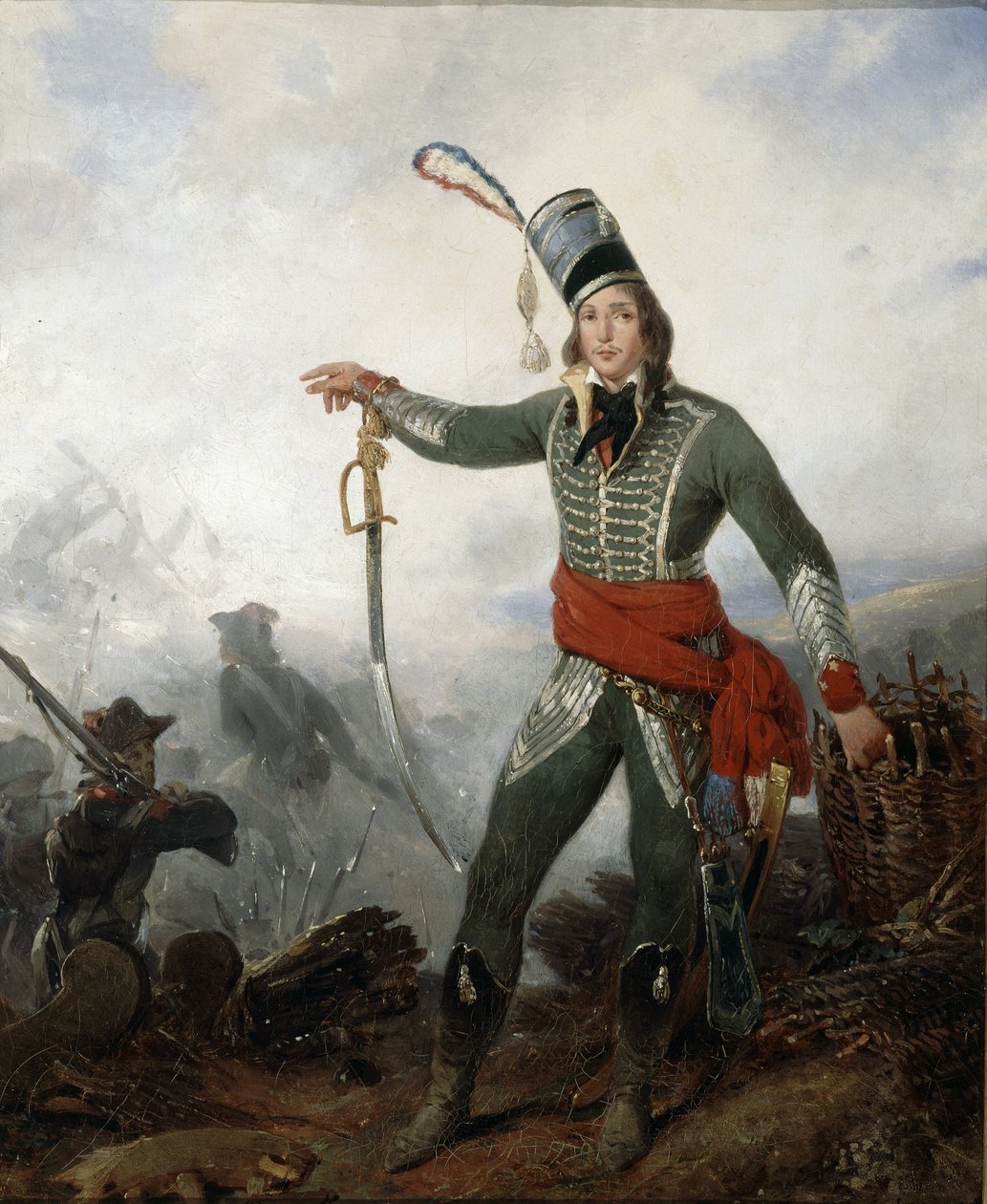 Portræt af general François Séverin Marceau-Desgraviers 1769-1796, ca. 1830. af Unbekannt