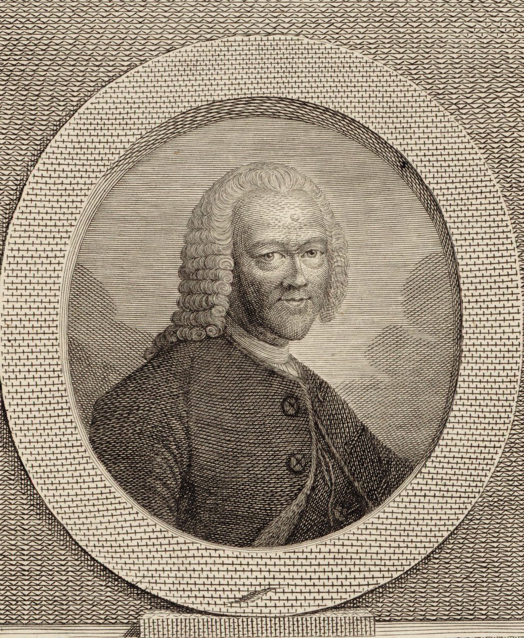 Portræt af Georg Philipp Telemann 1681-1767. af Unbekannt