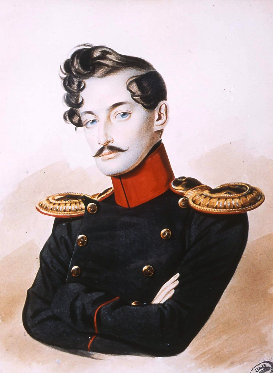 Portræt af Georges-Charles de Heeckeren dAnthès 1812-1895, 1830